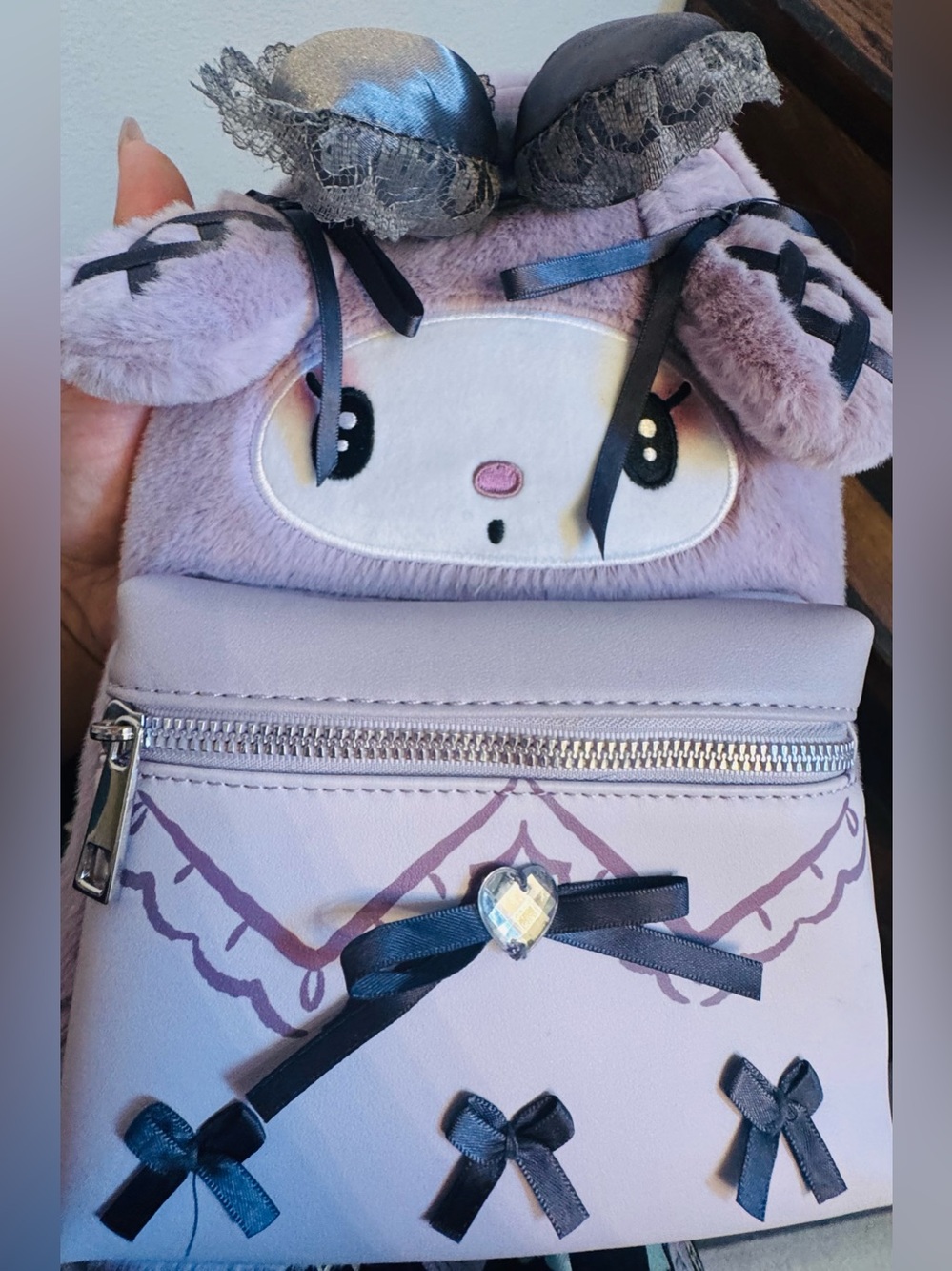 Her Universe Sanrio My Melody Lolita Plush Mini Backpack